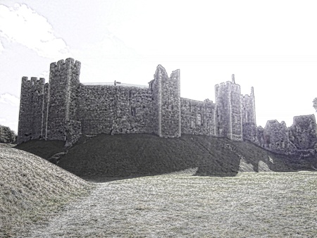 Ancient British Castleのeditorial素材