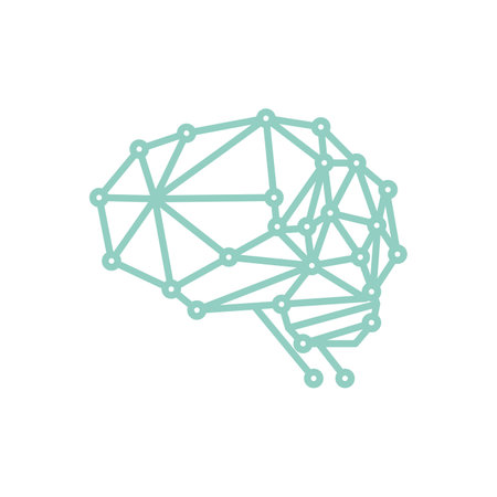 AI: Image of artificial intelligence 01 (abstract brain)のイラスト素材