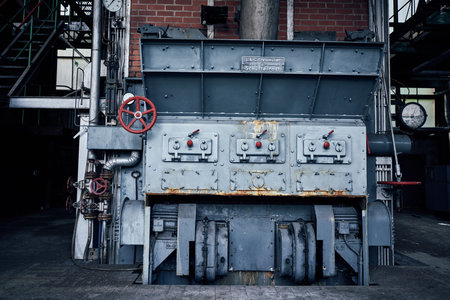 old lost abandonend industrial factory building powerhouse