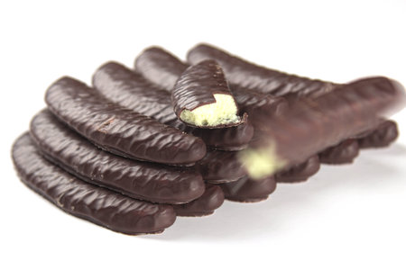 The image shows some delicious sweets over white