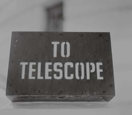 Telescope Signの写真素材