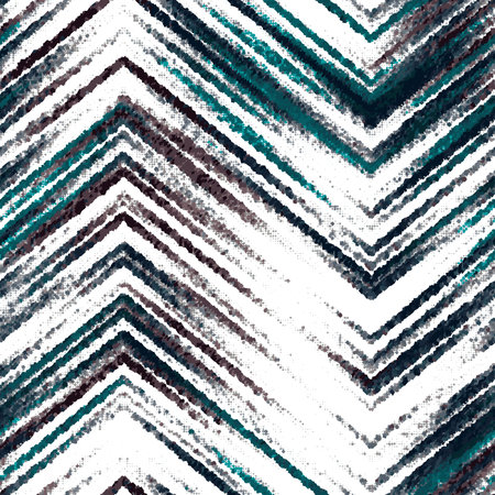 Mottled distressed noisy subtle torn teal chevron