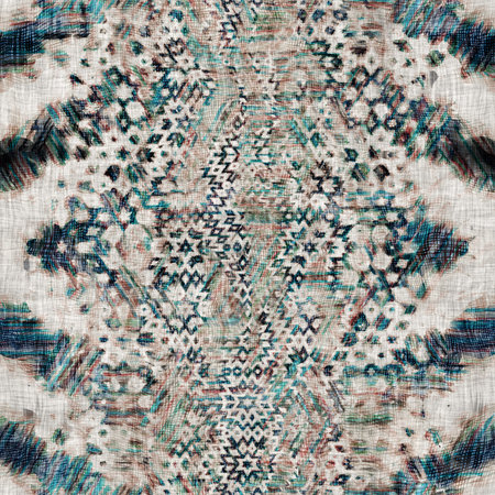 Mixed media collage aged seamless pattern swatch