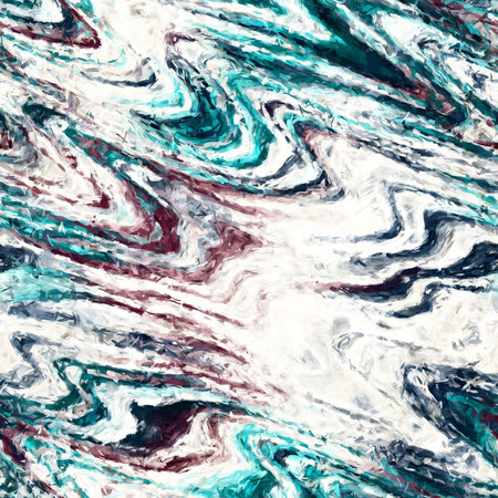 Wavy brushed painting stripe mottled seamless tile