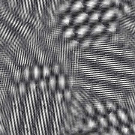 Seamless moire pattern jumbled black white designの写真素材