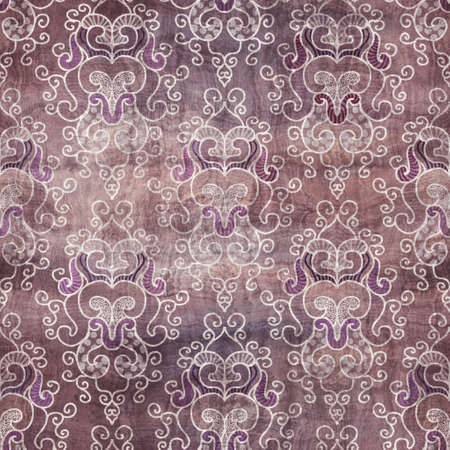 Seamless abstract pattern texture in tyrian purpleの写真素材