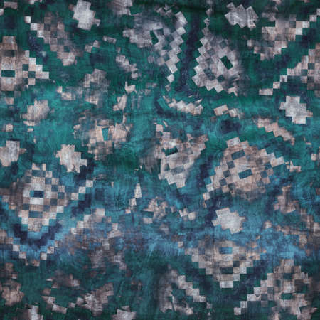 Seamless blue texture grungy repeat pattern swatchの写真素材