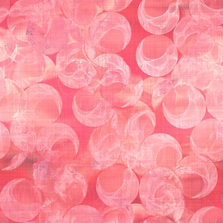 Coral pink girly sweet seamless pattern textureの写真素材