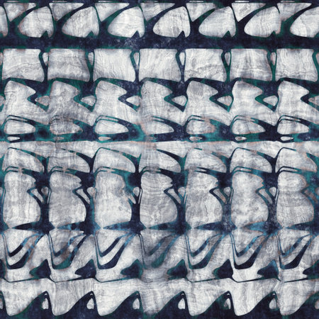 Blue, turquoise, and blue textured blobby pattern
