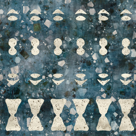 Chic formal grungy abstract texture seamless pattern