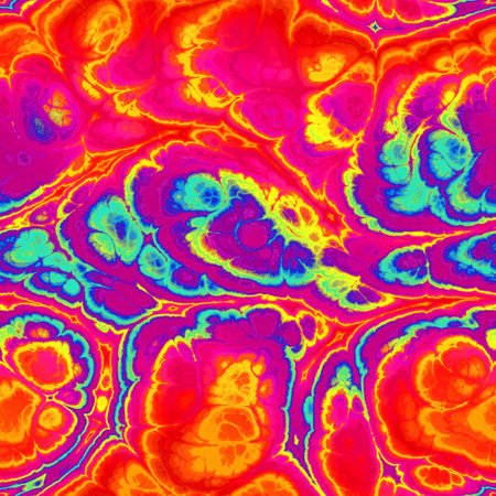 Seamless fractal marble vibrant ornate jpg pattern