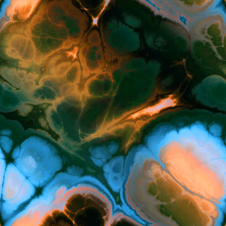 Seamless fractal marble vibrant ornate jpg patternの写真素材