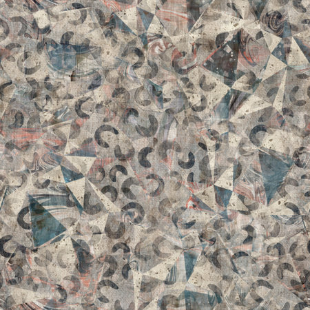 Chic formal grungy geo texture seamless pattern