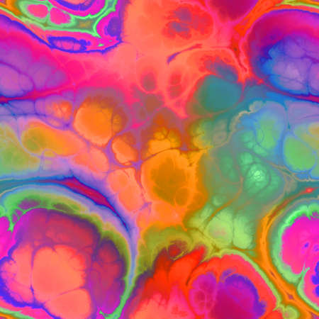 Seamless fractal marble vibrant ornate jpg patternの写真素材