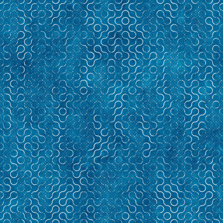 Seamless blue ink pen crosshatch blueprint pattern