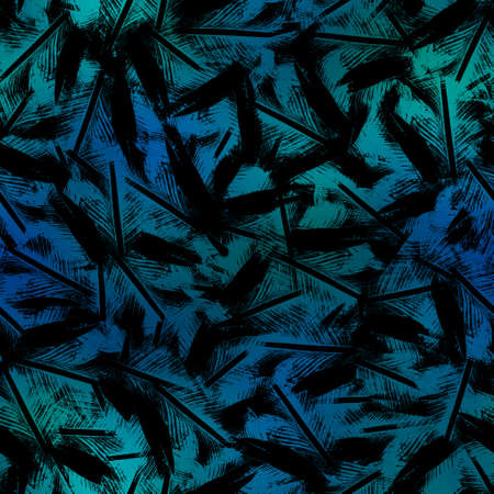 Miami night tropical black foliage on sunset blurの写真素材