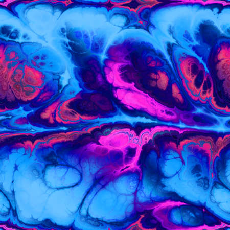 Seamless fractal marble vibrant ornate jpg patternの写真素材