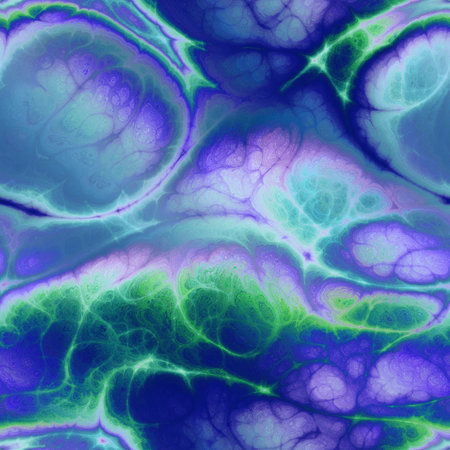Seamless fractal marble vibrant ornate jpg pattern