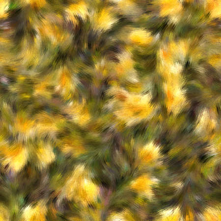 Seamless faux digital painted floral pattern printの写真素材