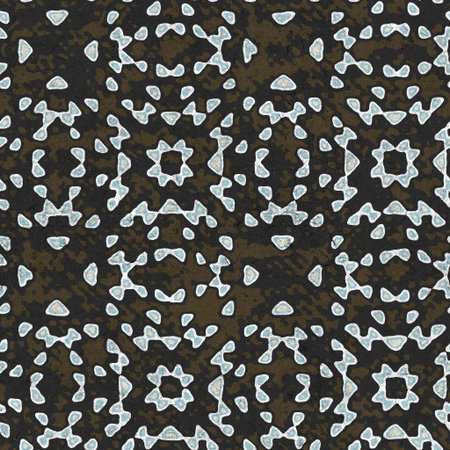 Seamless funky grungy pattern motif for print