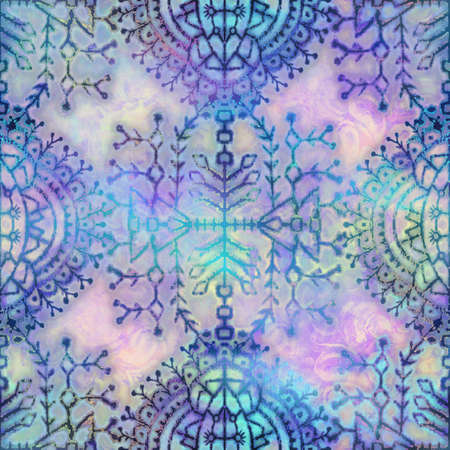 Seamless iridescent rainbow light pattern for printの写真素材