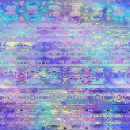 Seamless iridescent rainbow light pattern for print