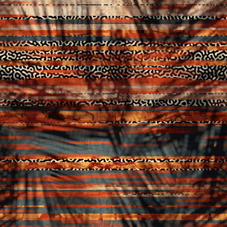 Seamless abstract print of botanical leaf shadows