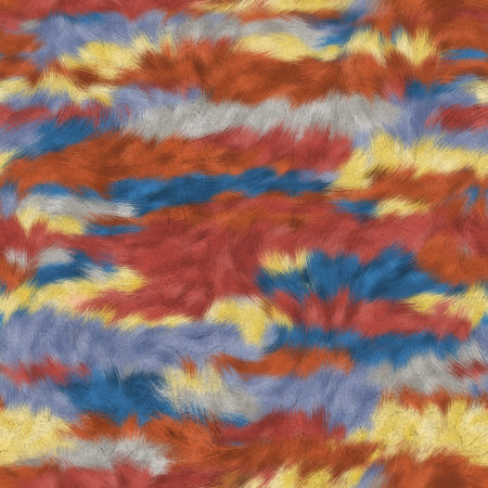 Seamless faux digital paint stroke camo print