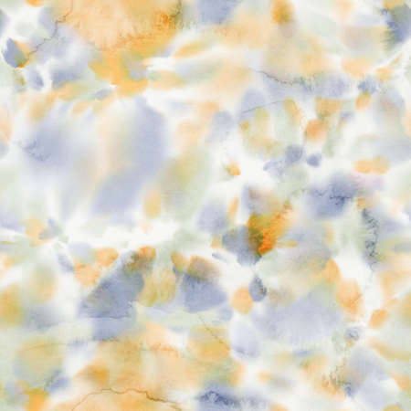Seamless pastel swirl splat tie dye watercolor pattern swatch.の写真素材