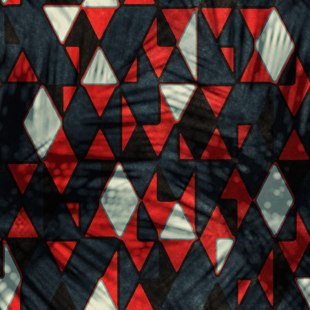 Seamless abstract print of botanical leaf shadows over abstract surface design. High quality...