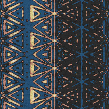 Seamless funky grungy pattern motif for print