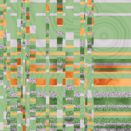 Seamless funky graphic pattern motif of chaotic and psychedelic noise