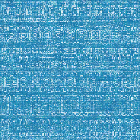 Seamless bright blue blueprint pattern for textile and print