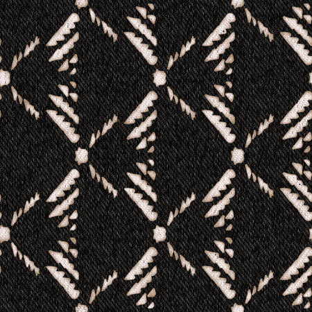 Seamless tan neutral colored denim pattern design for print