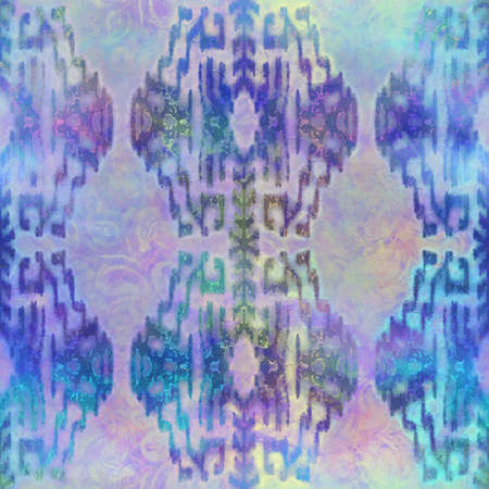 Seamless iridescent rainbow light pattern for printの写真素材