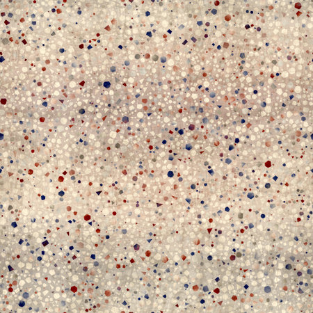 Seamless modern abstract random terrazzo pattern swatch