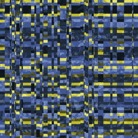 Seamless funky graphic pattern motif of chaotic and psychedelic noise