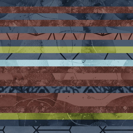 Seamless hip vogue random trendy stripe pattern printの写真素材