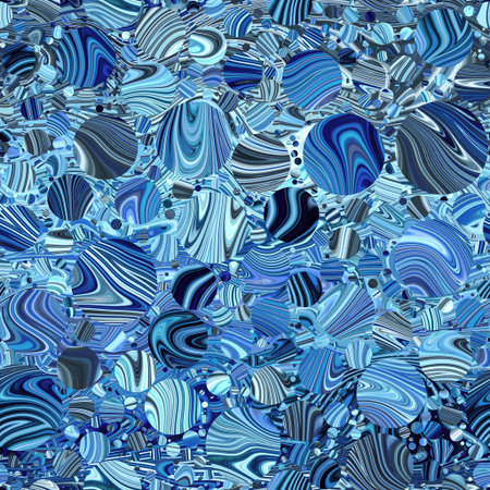 Seamless pattern of marbled orbs that gives a dreamy fantasy mysterious feel.