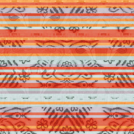 Seamless hip vogue random trendy stripe pattern printの写真素材