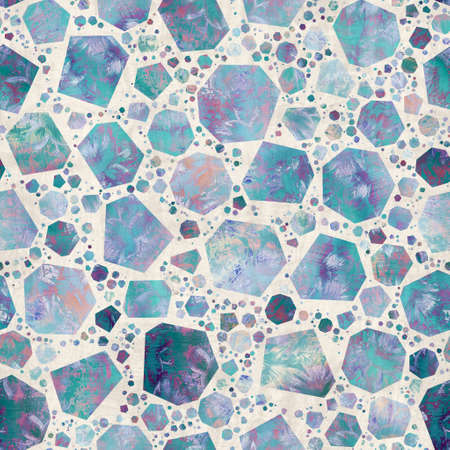 Seamless modern abstract random terrazzo pattern swatchの写真素材