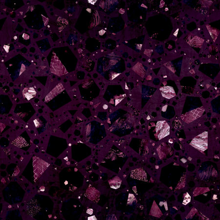 Seamless modern abstract random terrazzo pattern swatch
