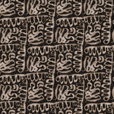 Seamless tan neutral colored denim pattern design for print