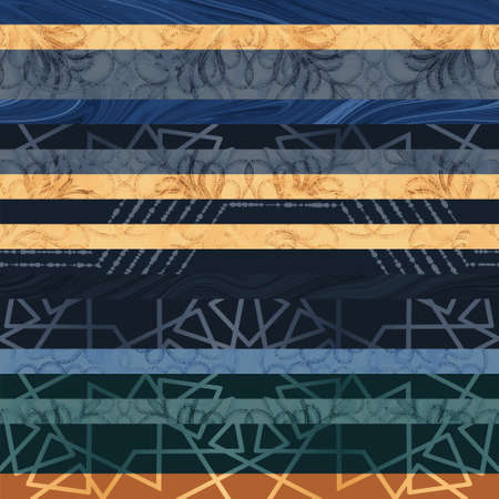 Seamless hip vogue random trendy stripe pattern printの写真素材