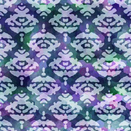 Seamless ornamental flourish damask surface pattern design for printの写真素材