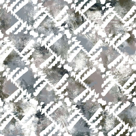 Seamless neutral and white grungy classic abstract surface pattern design for print.の写真素材