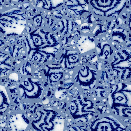 Seamless modern abstract random terrazzo pattern swatchの写真素材