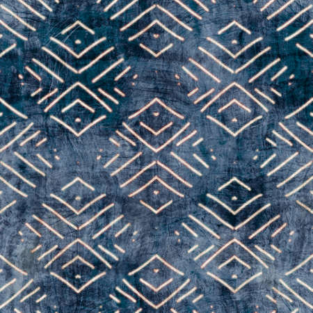 Seamless damask flourish motif Victorian style surface pattern design for printの写真素材