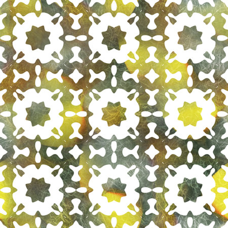 Seamless white on color interior wall tile style surface pattern design for print
