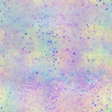 Seamless iridescent rainbow light pattern for printの写真素材